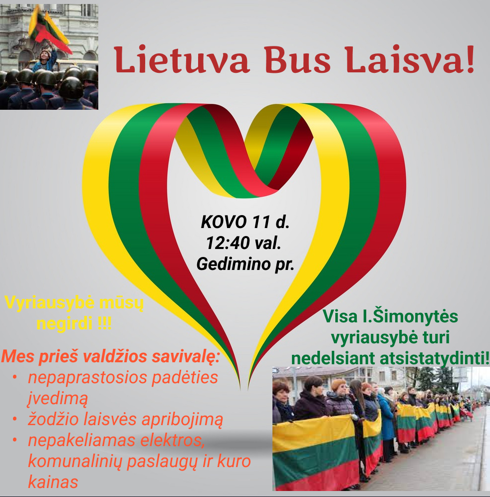 Lietuva bus laisva!